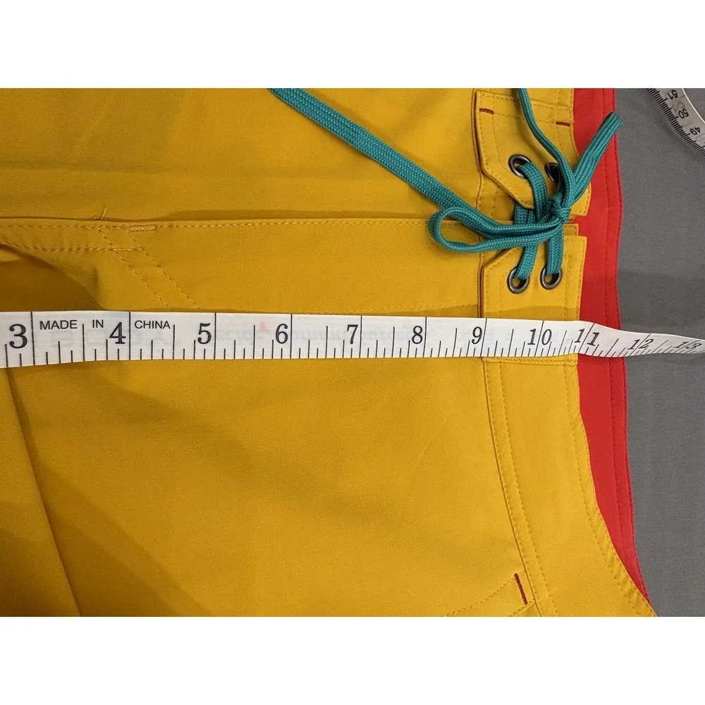 Stio Board Shorts Men's 32 Yellow (Pollen) Quick Dry Swim Outdoor